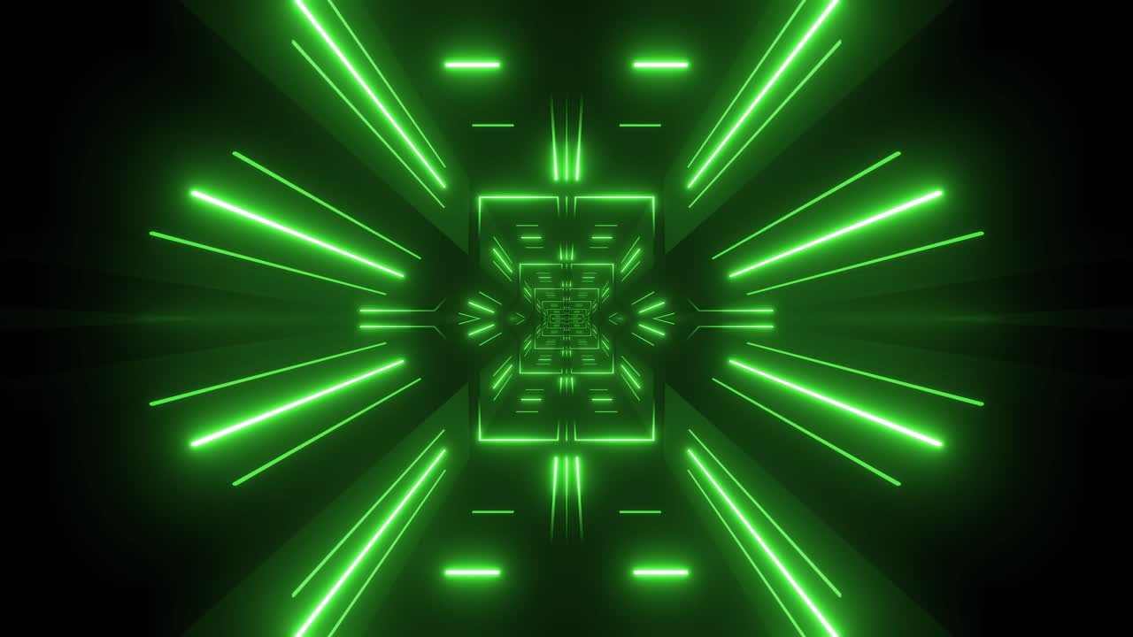 tunnel verde neon