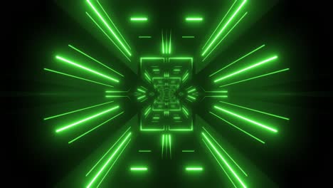neon green tunnel