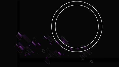 animación de líneas púrpuras sobre fondo negro