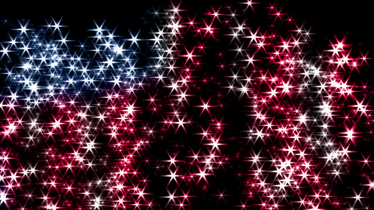 Transition 4K avec traînée de particules, étincelles magiques et poussière de fée