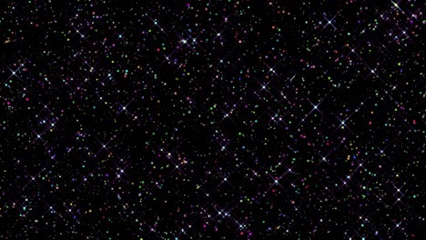 4k festive colorful particles overlay
