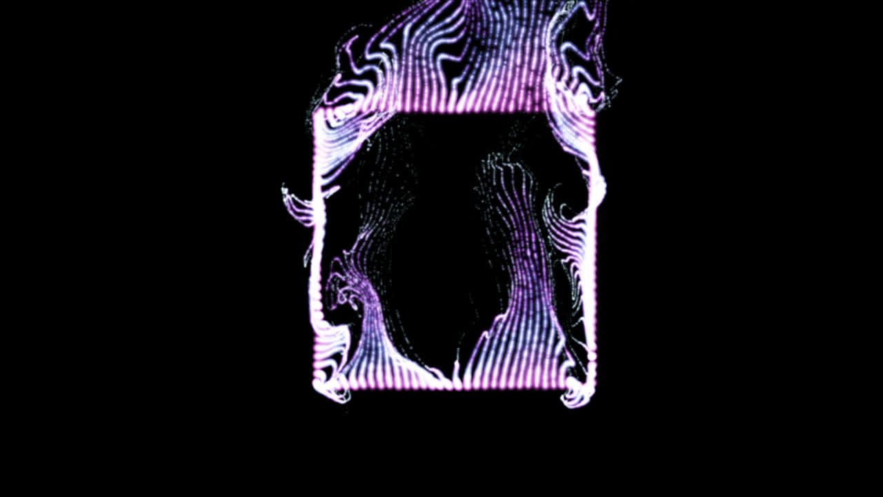 marco resplandeciente abstracto