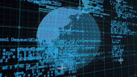 Animation-of-globe-and-data-processing