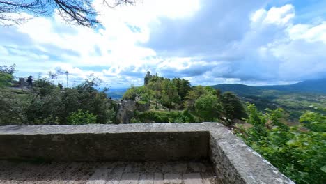 fortificaciones defensivas en el monte titan san marino