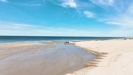 a dredge site on lake michigan