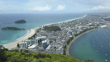 aerial view of tauranga, new zealand