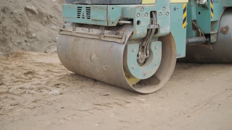 excavation tractor works, compaction of the soil