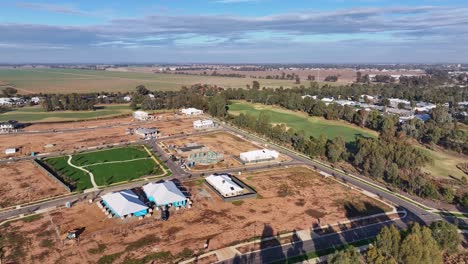 new homes under construction beside yarrawonga black bull golf course