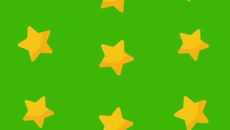 golden star pattern background animation.