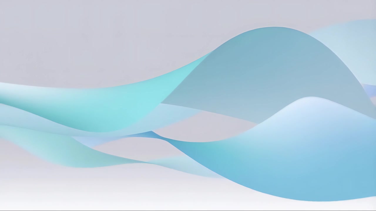 Sfondo Minimalista Astratto con Onde in Movimento 4K