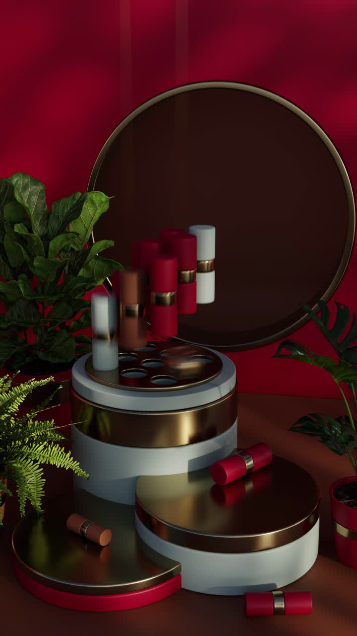 Luxury Cosmetics Product Showcase