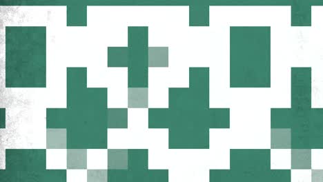 Grünes-Pixelmuster-In-8-Bit-Architektur