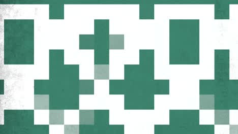 green pixels pattern in 8 bit of architecture