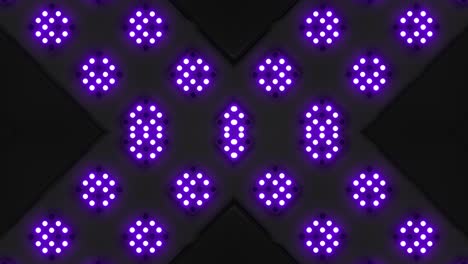 purple led lights pattern