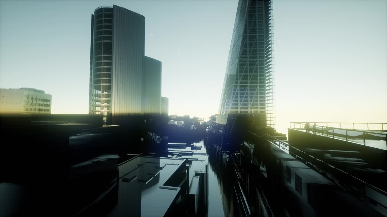 el atardecer de londres