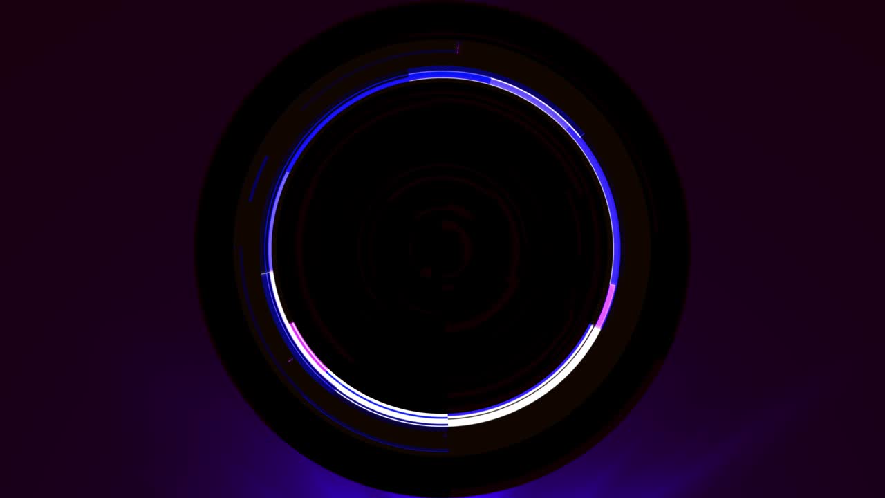 Abstract futuristic digital tech glow circle background.mp4