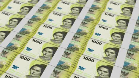 1000-Indonesische-Rupiah-Banknoten-Werden-Von-Einer-Geldpresse-Gedruckt