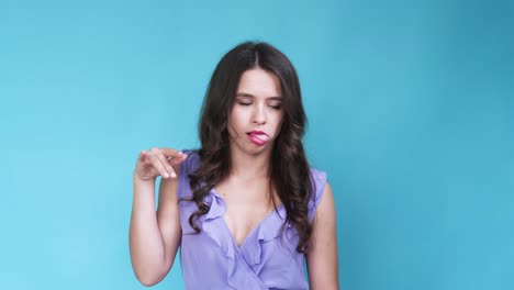tarea agotada mujer tonta expresión meme cansado