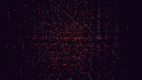 composición digital abstracta de líneas y formas de red intrincadas
