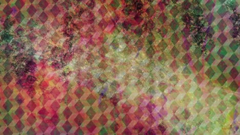 patrón de cubo abstracto con textura de color arco iris - animación de fondo de movimiento de bucle sin costuras de 4k
