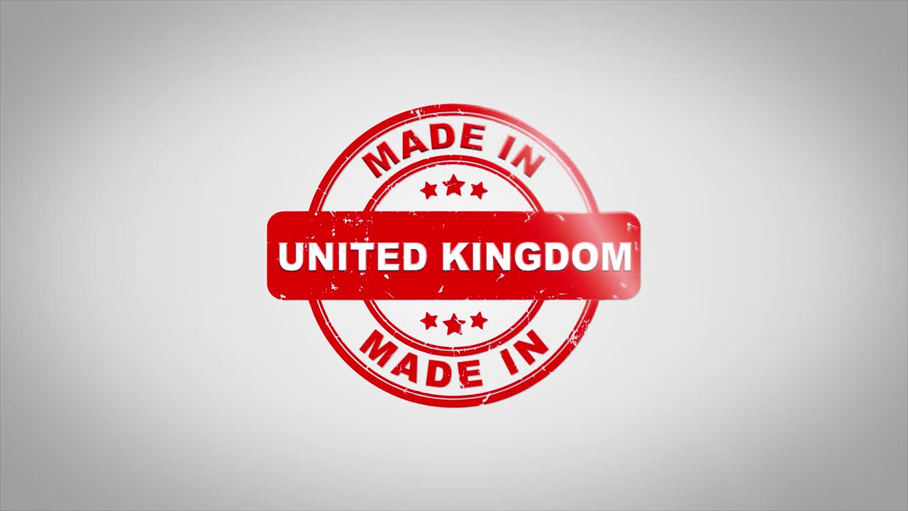 Made in United Kingdom Stamp