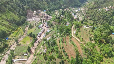 el hermoso paisaje de nepal, rolpa