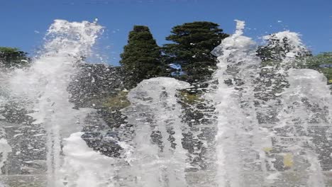 water fountain in a park