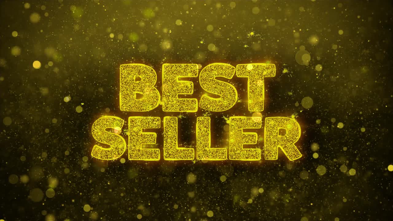 Best Seller Gold Glitter Text