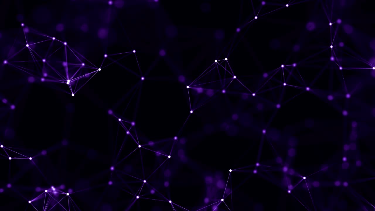 abstract loop color geometrical background with lines and dots