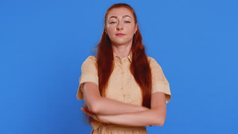 woman showing biceps and looking confident feeling power strength to fight for rights success win