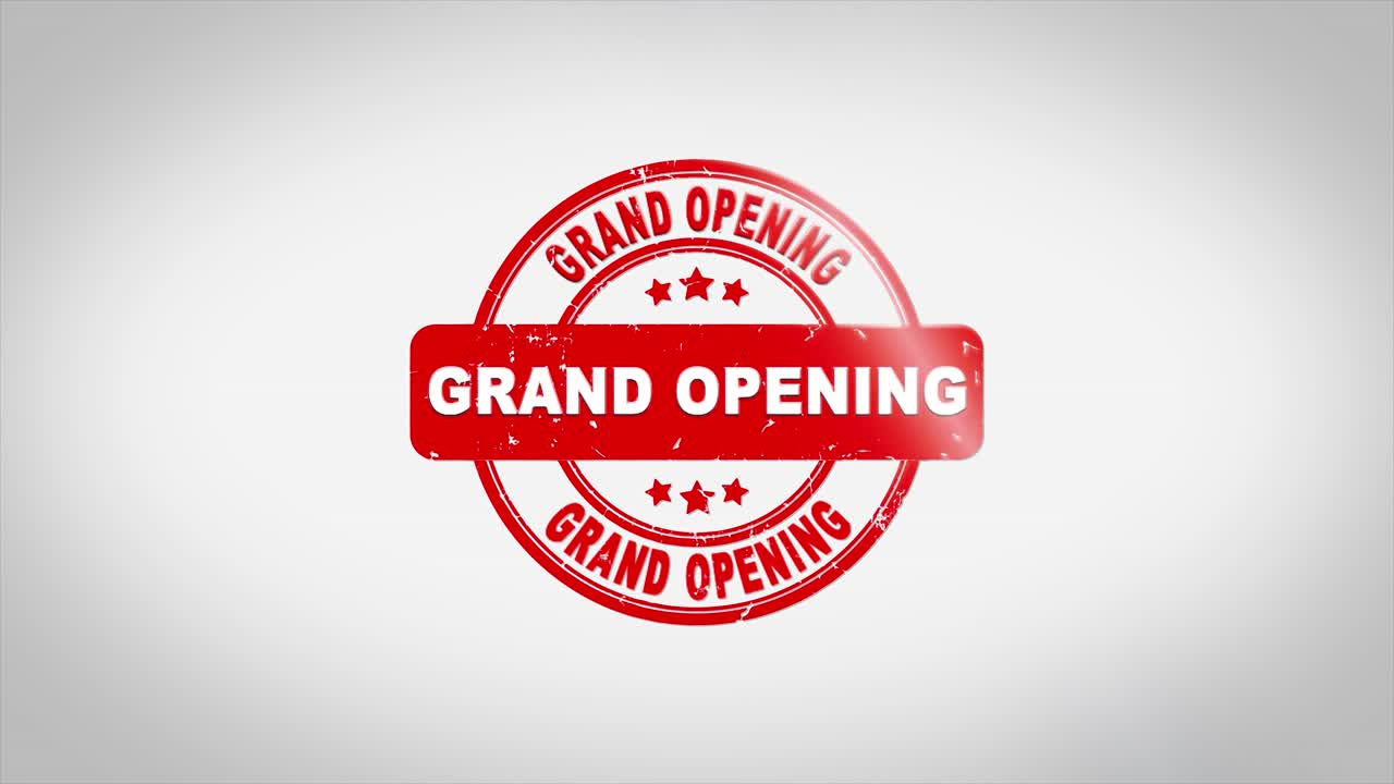 Grand Opening Stamp