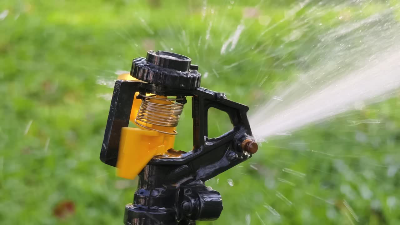 Water Sprinkler in Action