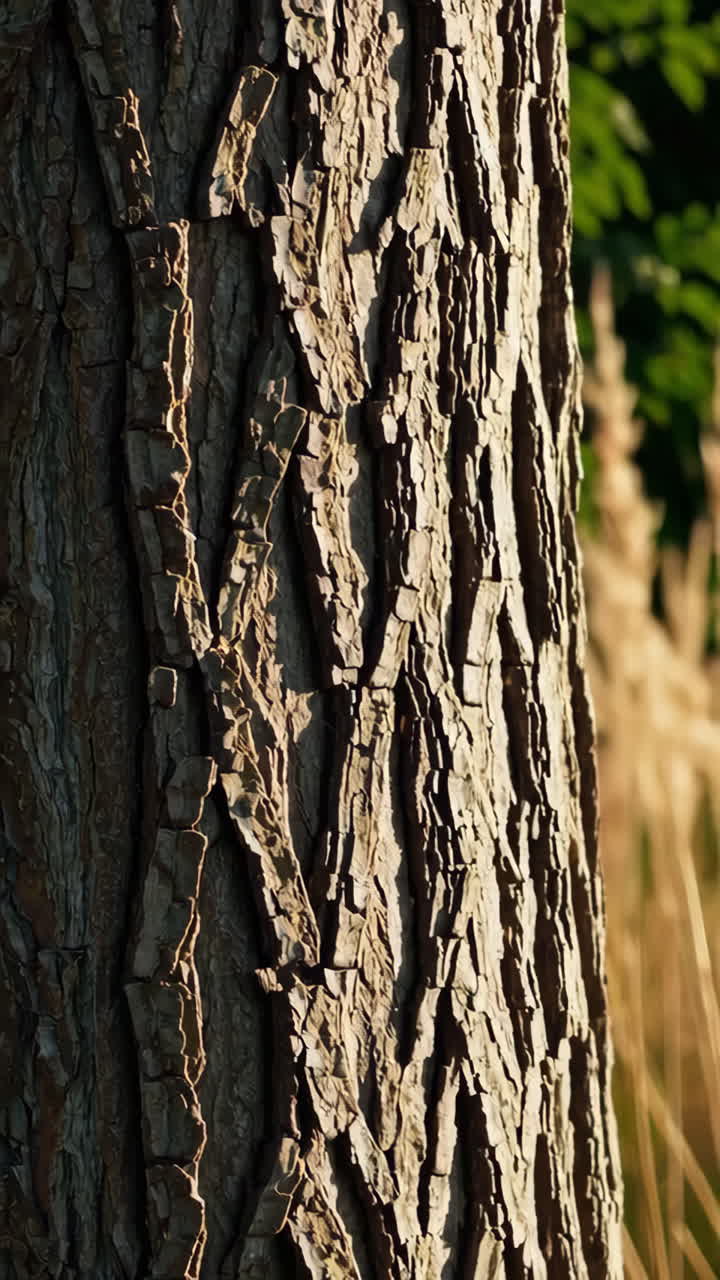 Close-up of Tree Bark Texture