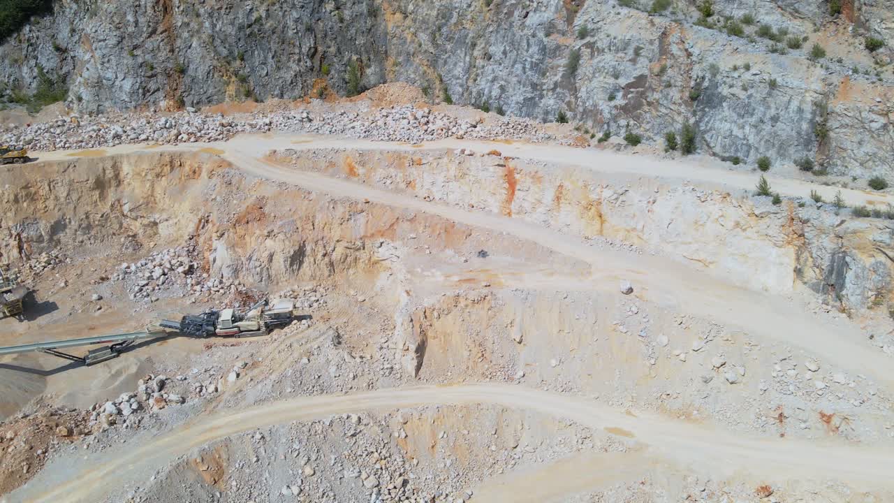 Stunning 4K drone footage of the quarry near Velenje in the country of Slovenia