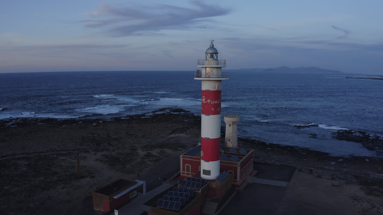 Coastal Lighthouse at Sunset
