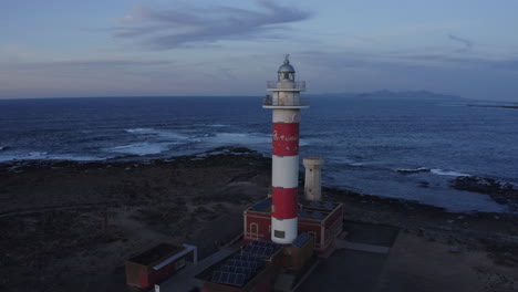 coastal lighthouse at sunset