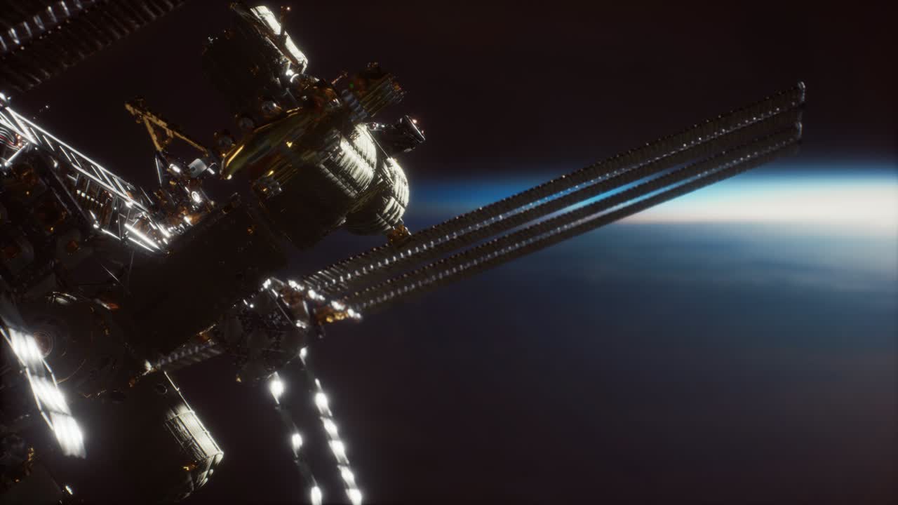 la estación espacial internacional. elementos de esta imagen proporcionados por la nasa