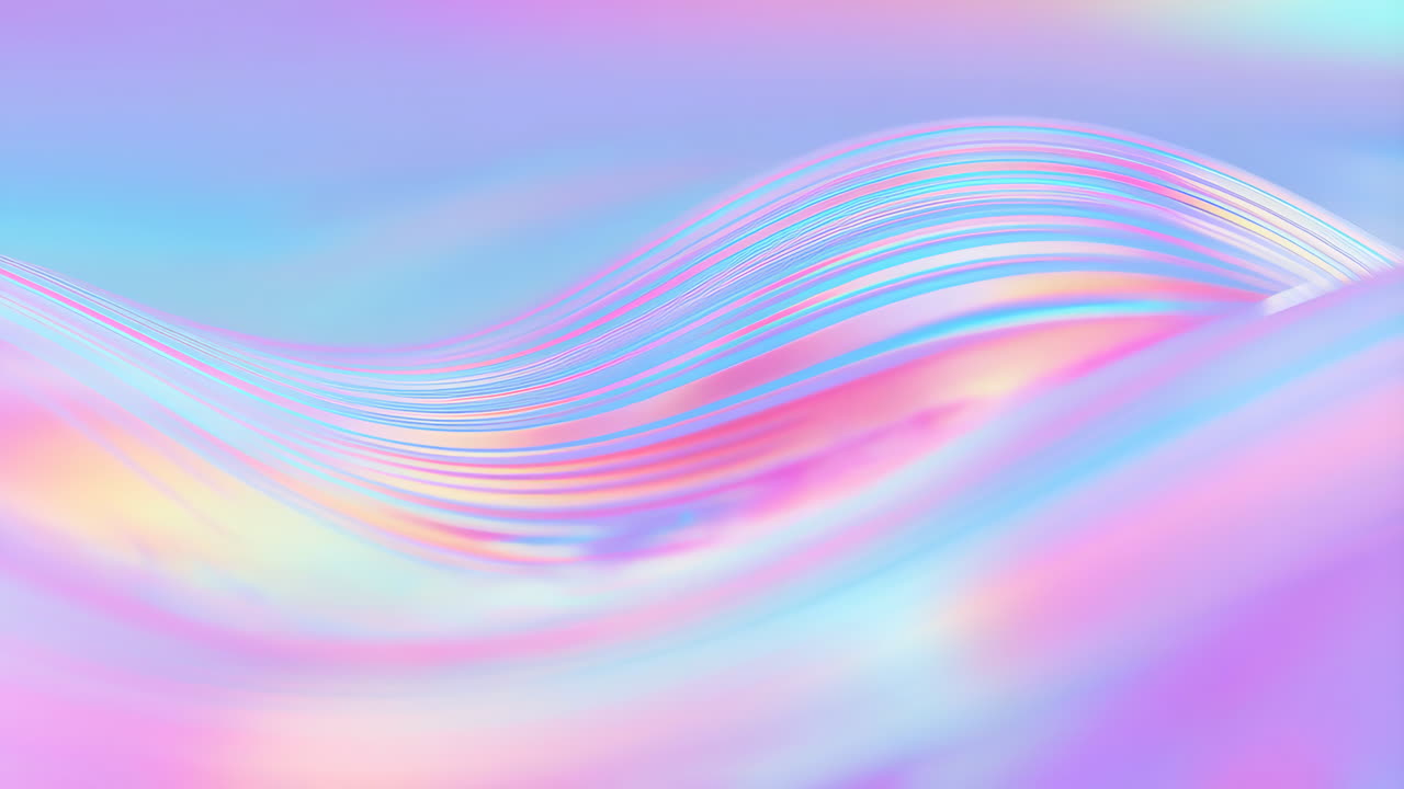 Abstract Iridescent Wavy Gradient Background
