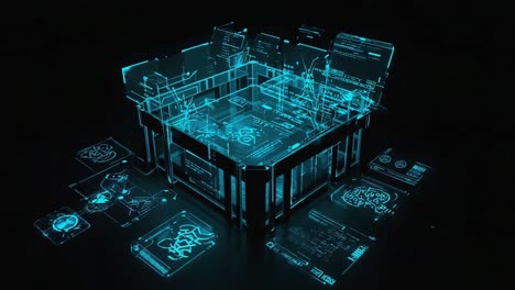 futuristic technology and digital innovation