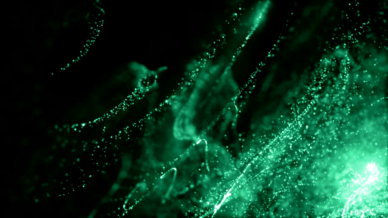 partículas de polvo abstracto luz bokeh títulos de movimiento bucle de fondo cinematográfico