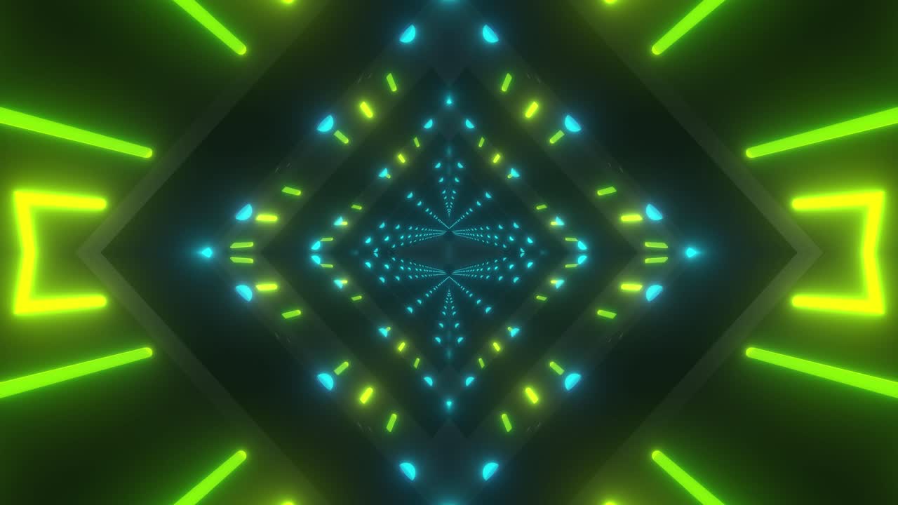 imágenes abstractas de túnel de neón