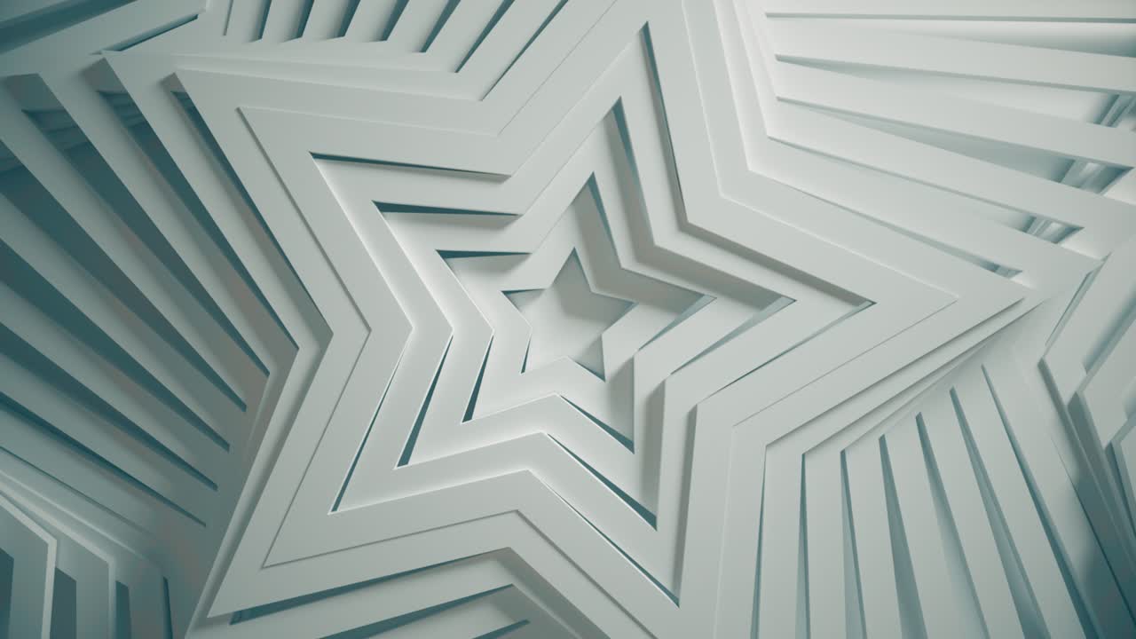 추상적인 기하학적 별 모양