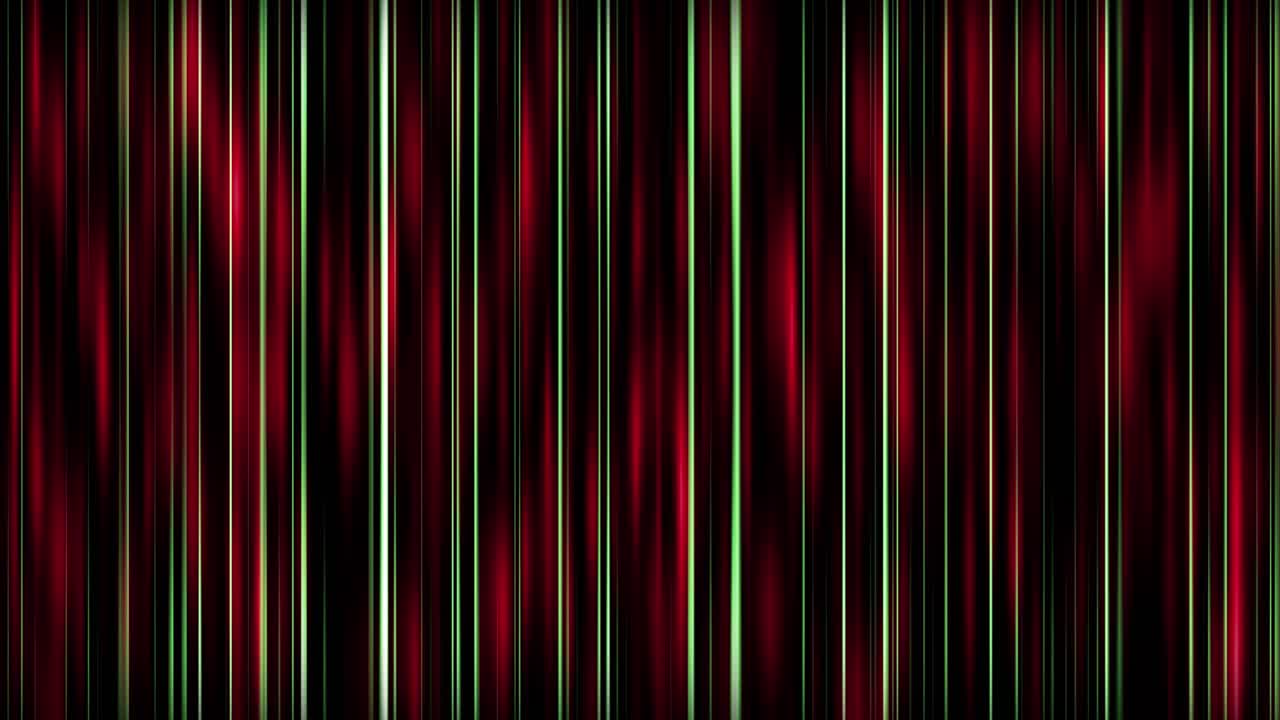 네온 빛나는 활기찬 반이는 선 조명 애니메이션 배경 동적 루프 추상적인 패턴 모션 그래픽 3d 빛나는 소개 제목 색상 방향 빨간색 녹색 석회색 어두운