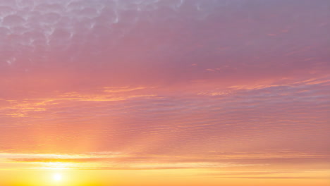 vibrant sunset sky with colorful clouds