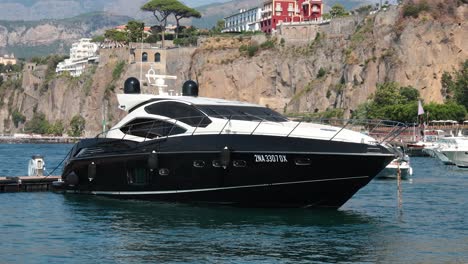 a yacht cruising near sorrento's scenic cliffs