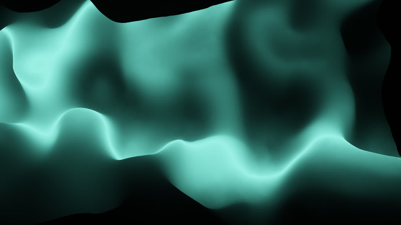 Smooth and serene a mesmerizing blue wave surging in darkness