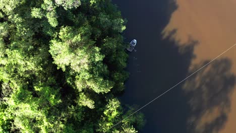 Rowing-boat-on-Higuamo-or-Iguamo-river-in-Dominican-Republic