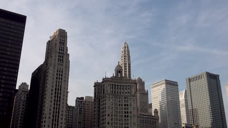 Wolke-Zeitraffer-Skyline-Der-Stadt-Chicago