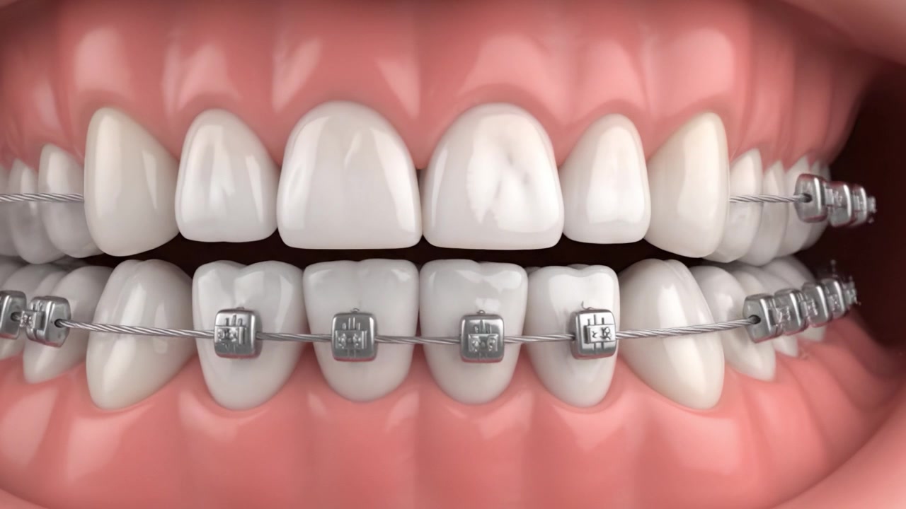 Transformative Journey of Orthodontic Treatment as Evidenced by the Progression of Dental Alignment with Braces from Initial to Final Stages