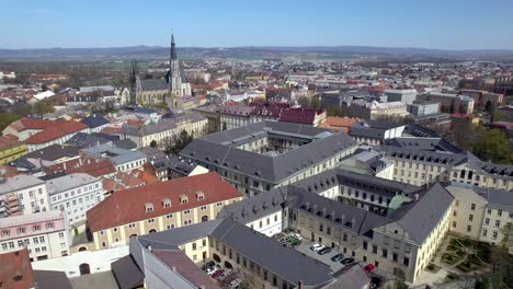 view of the city of olomouc, czech republic